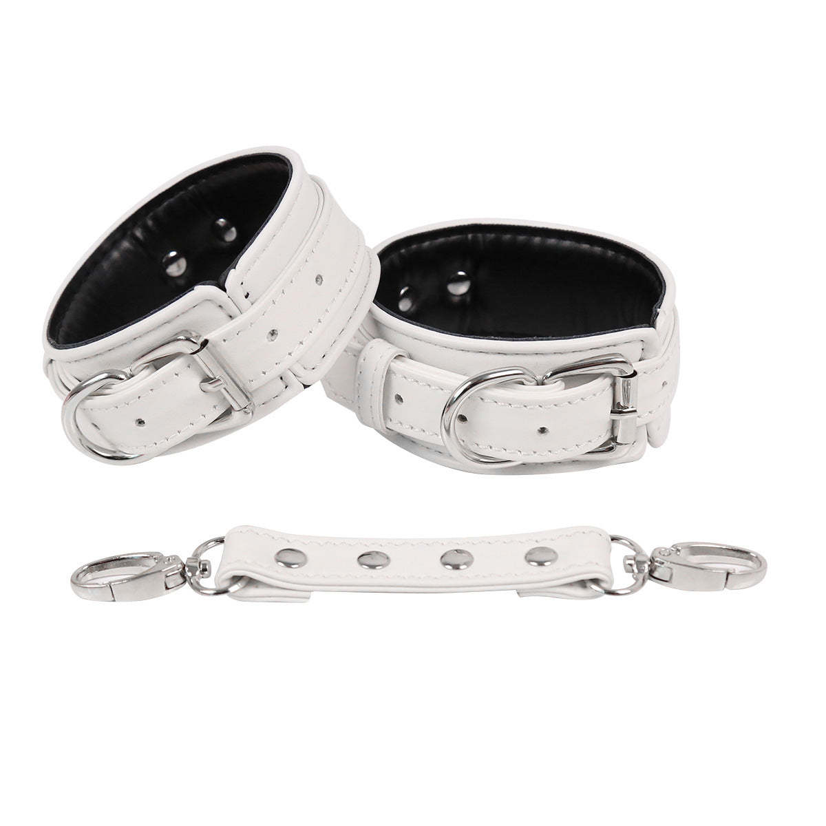 New Leather Handcuffs Ankle Cuffs And Boutique Chain Toys