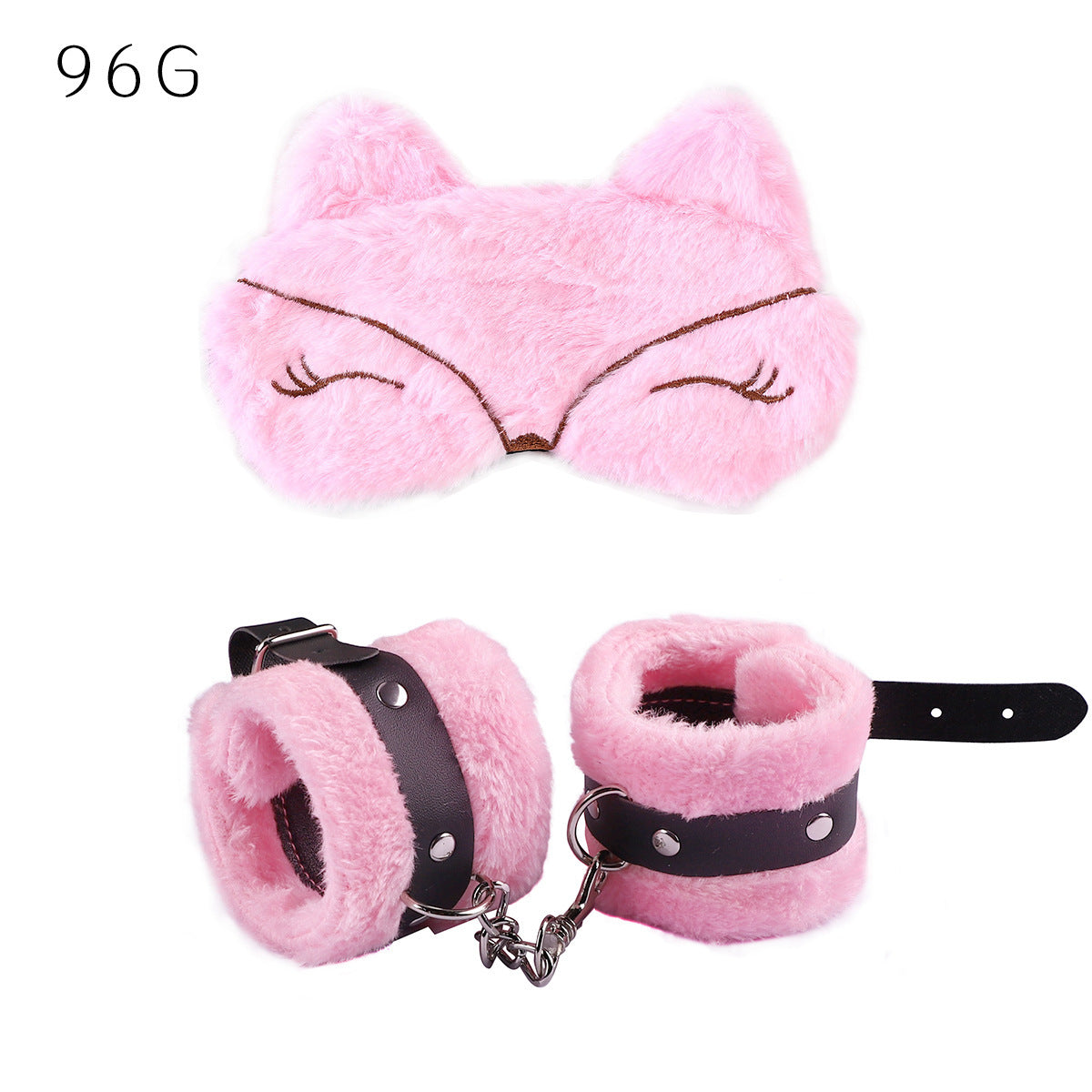 Vixen Plush Eye Mask Handcuffs