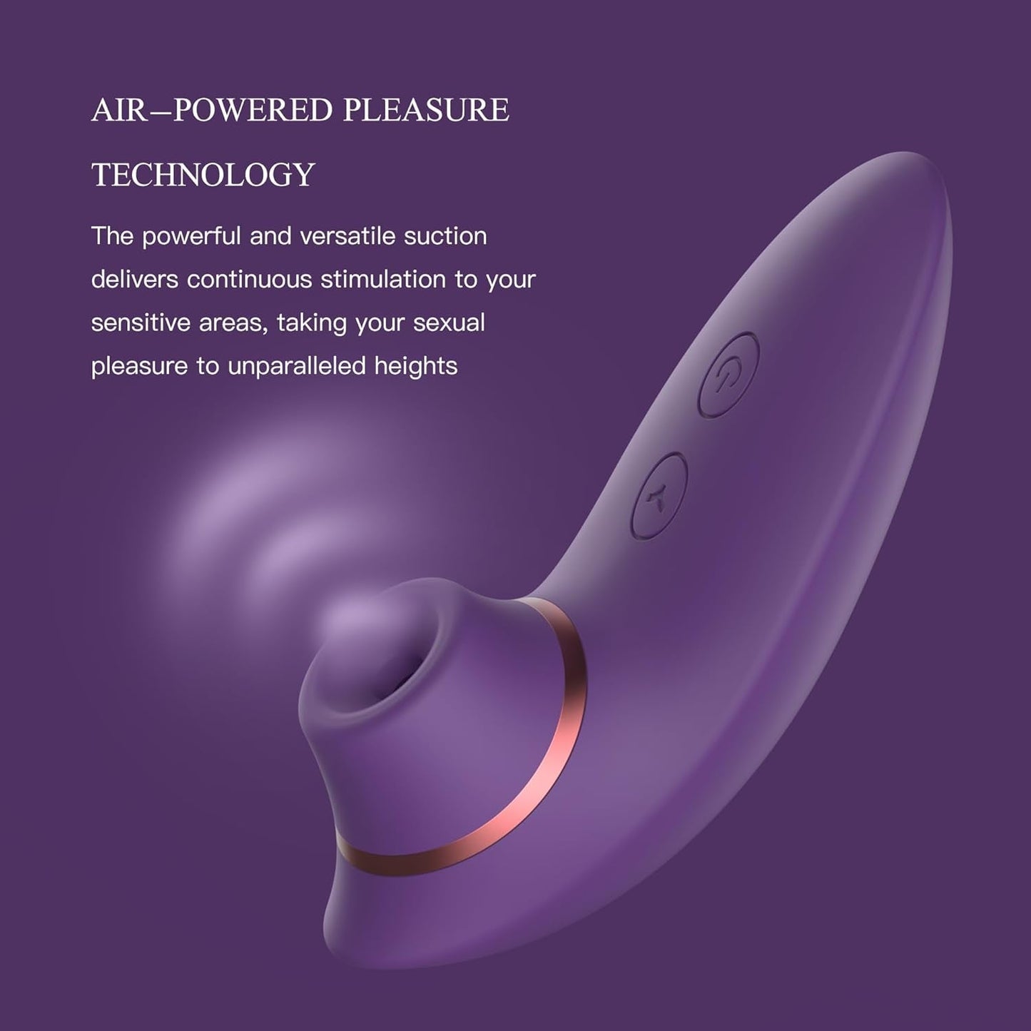 BloomAero Suction Clitoral & Nipple Vibrator