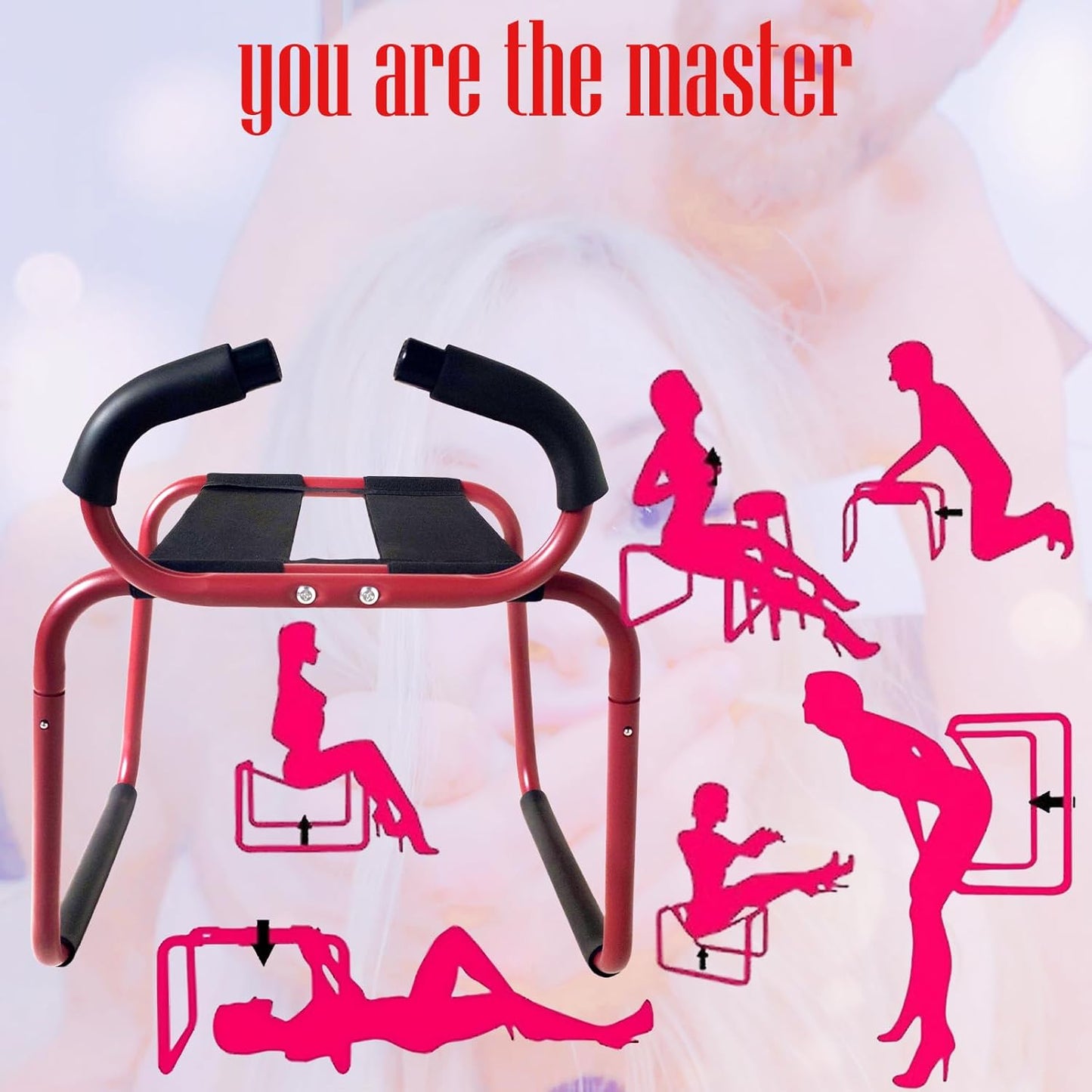 ScarletBounce Sex Chair with Armrests